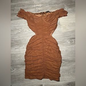 Fashion nova - Ruched off the shoulder dress